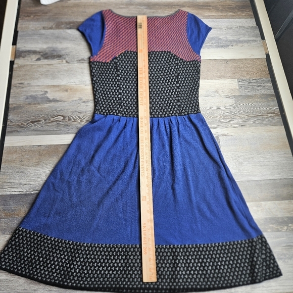 Sparrow by Anthro Casual Sweater Dress Small Blue Grey - Picture 10 of 11